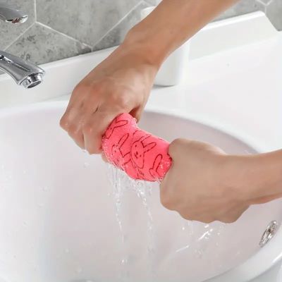 Serviette Microfibre - PetTowel™ - Lapin Framboise - ENTREPÔT DU CHAT
