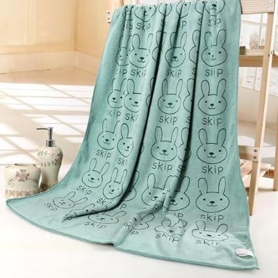 Serviette Microfibre - PetTowel™ - Lapin Vert Menthe - ENTREPÔT DU CHAT