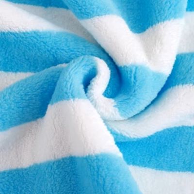 Serviette Microfibre - PetTowel™ - Rayures Bleu Ciel - ENTREPÔT DU CHAT