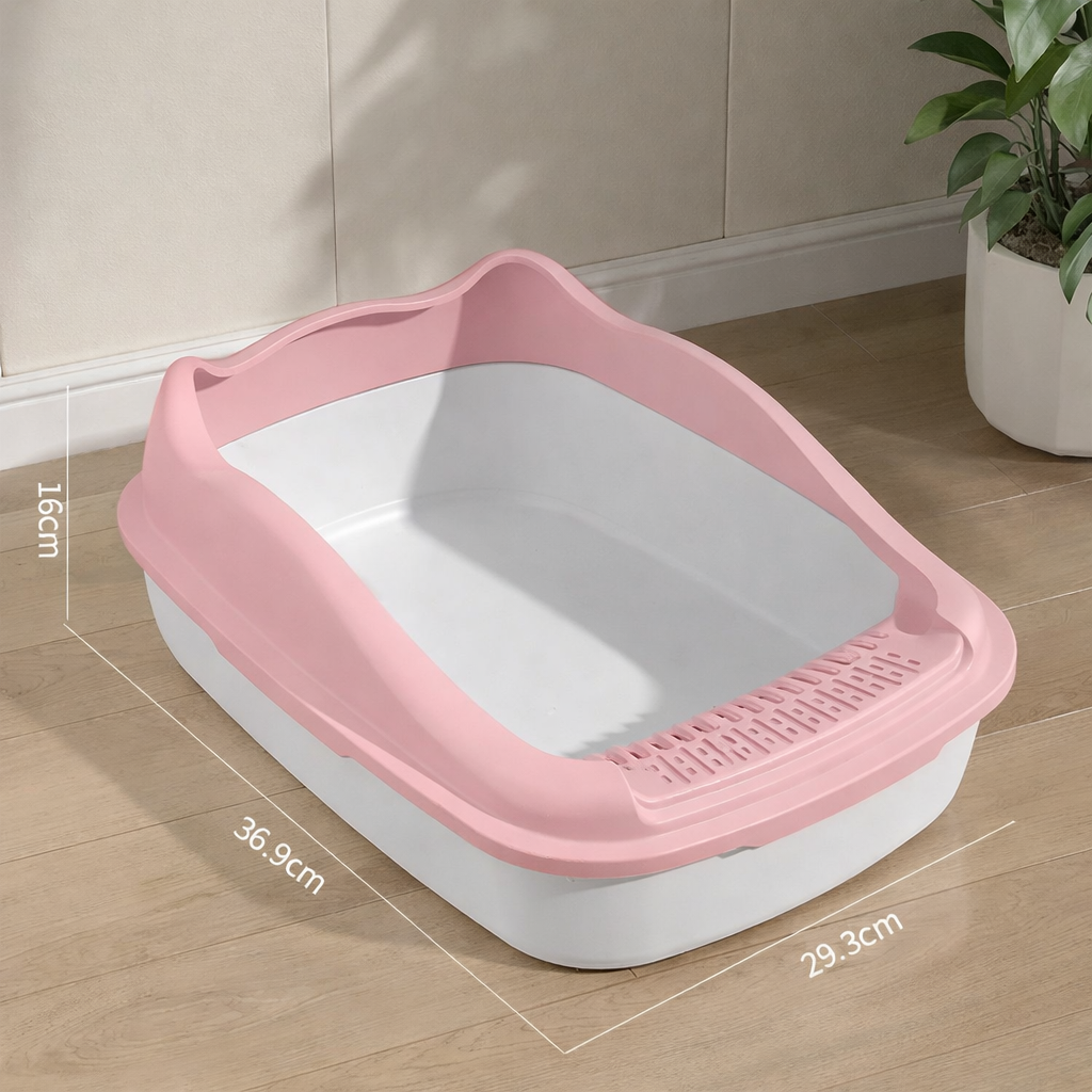 bac à litière chat rose petit format cutycat