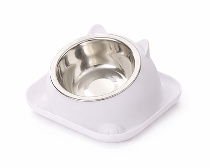 gamelle chat blanc propre