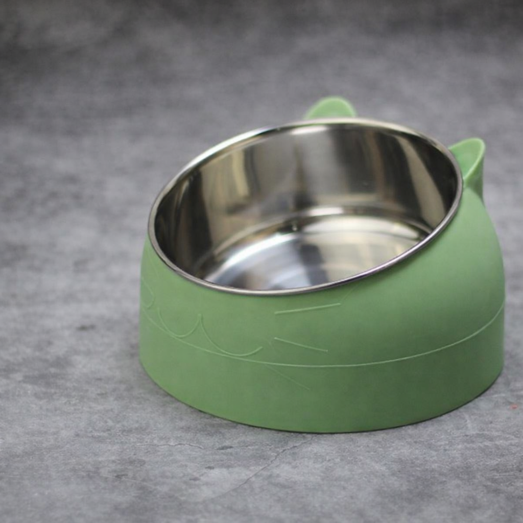 gamelle chat verte format moyen cutycat