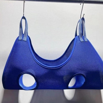 Toilettage Chat - GroomHamac™ - Bleu - ENTREPÔT DU CHAT