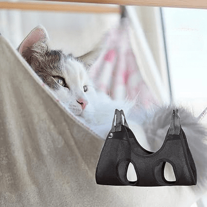 Toilettage Chat - GroomHamac™ - Gris - ENTREPÔT DU CHAT