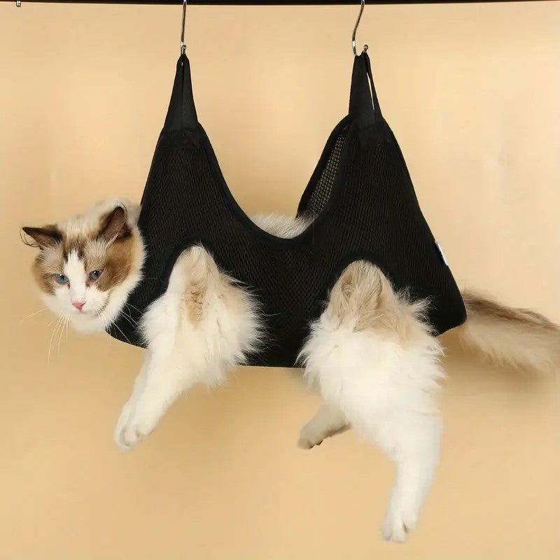 Toilettage Chat - GroomHamac™ - Noir - ENTREPÔT DU CHAT