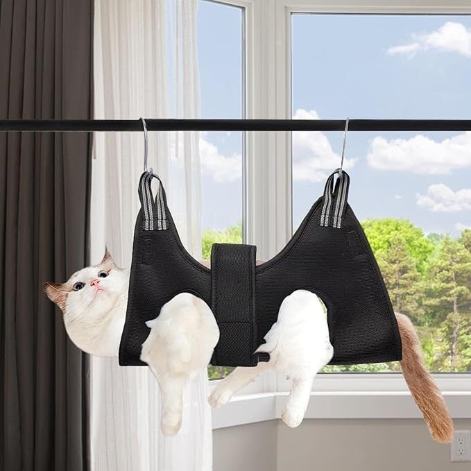 Toilettage Chat - GroomHamac™ - Noir - ENTREPÔT DU CHAT